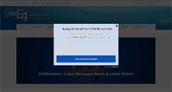 Desktop Screenshot of e4ministries.org